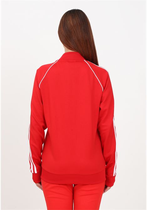 Track Top Adicolor Classics SST red zip sweatshirt for women ADIDAS ORIGINALS | IK4032.